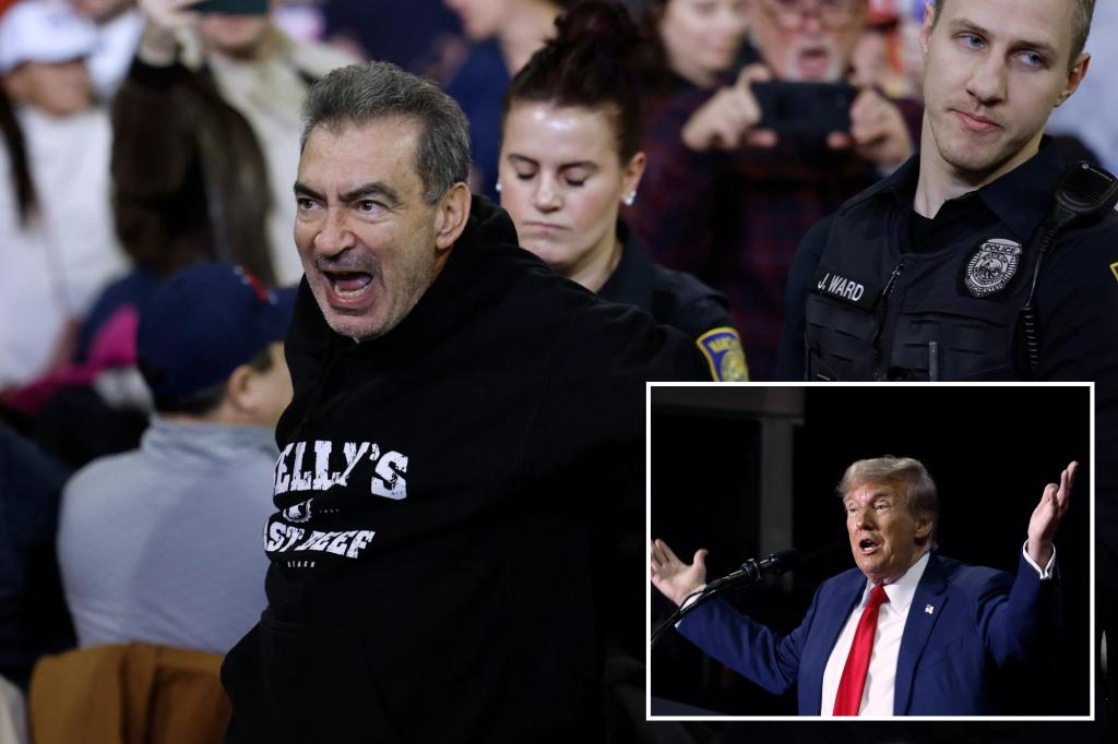 ‘Disturbed person’ thrown out of New Hampshire Trump rally after storming the stage