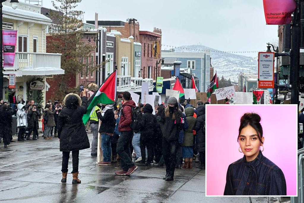 ‘Scream’ actress Melissa Barrera joins disruptive anti-Israel rally at Sundance