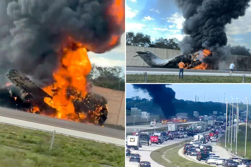 Audio captures moment small plane loses both engines before crashing onto Florida highway, killing 2