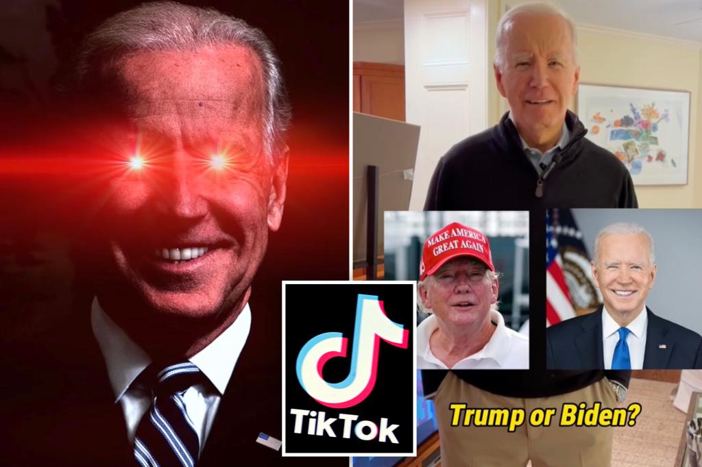 Biden campaign courts young voters by joiningTikTok: ‘lol hey guys’