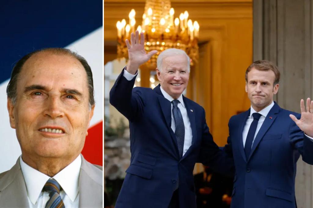 Biden confuses French President Emmanuel Macron with ex-leader Mitterrand, who died in 1996