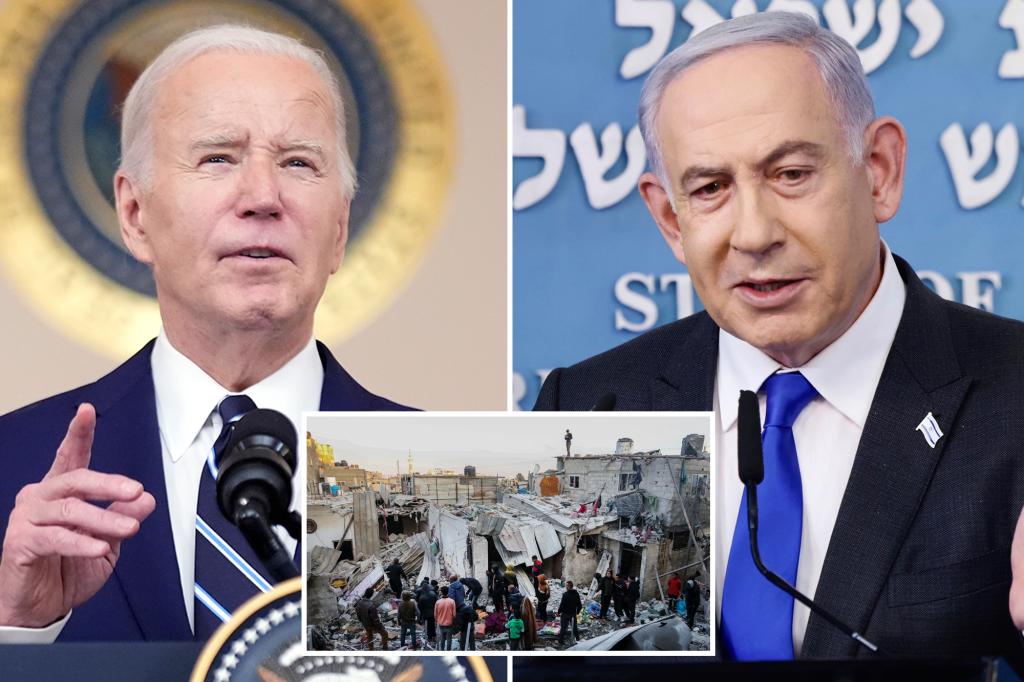 Biden says Israel killed ‘too many’ civilians as he warns Netanyahu not to squash Hamas in Rafah without new plan