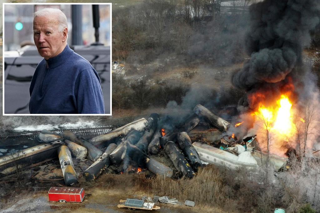 Biden to finally visit East Palestine, Ohio this week — more than a year after toxic spill