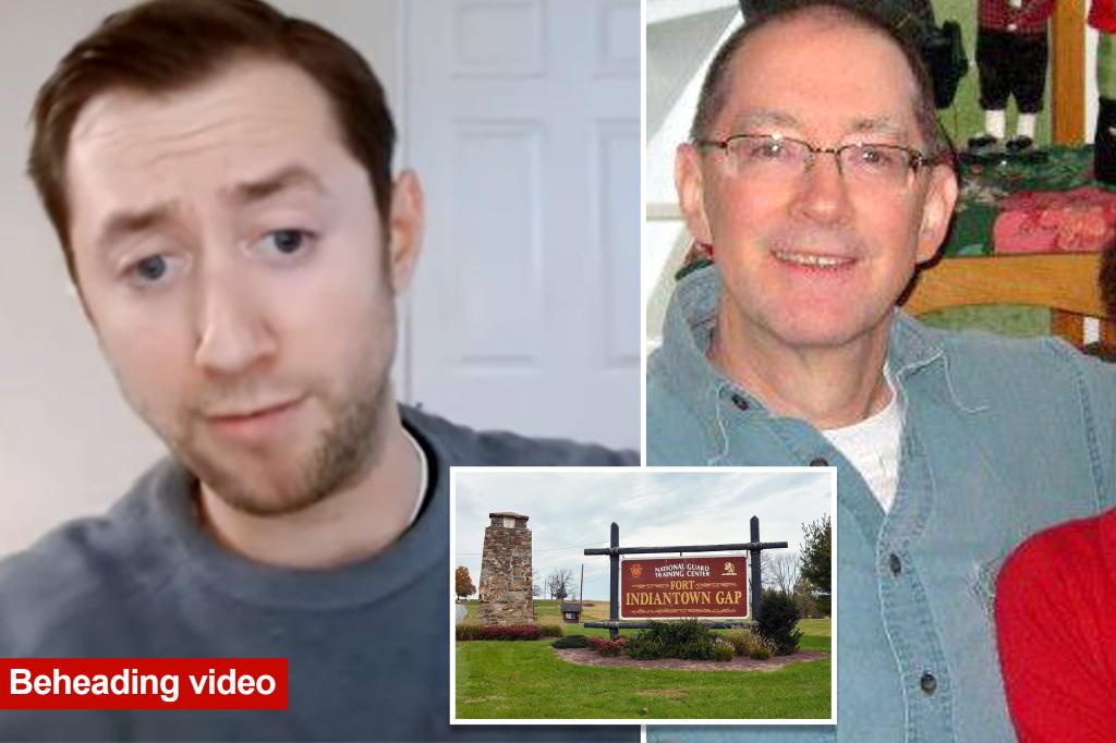 Crazed conspiracy theorist Justin Mohn wandered on Pa. National Guard base with gun after allegedly beheading dad