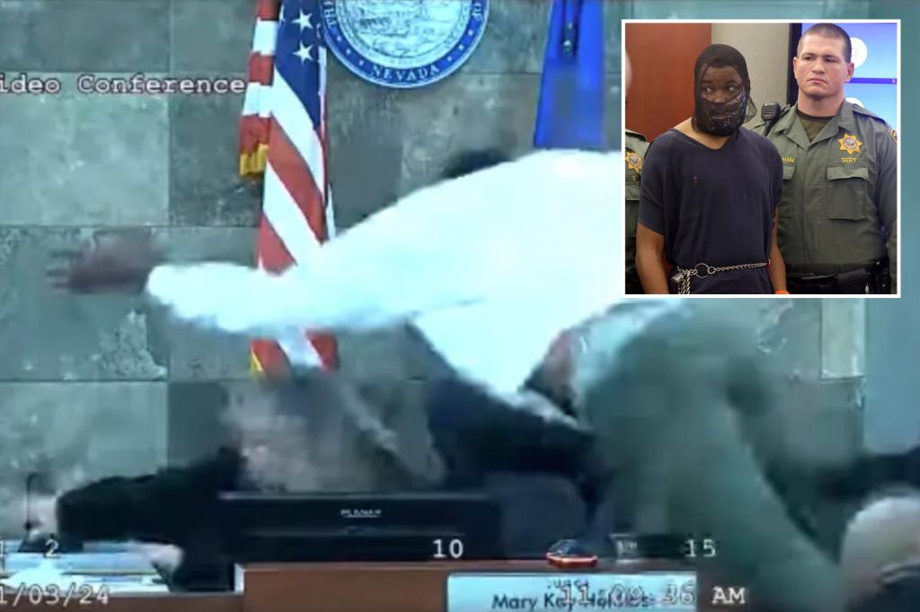 Felon who attacked Vegas judge during sentencing now indicted by grand jury for attempted murder