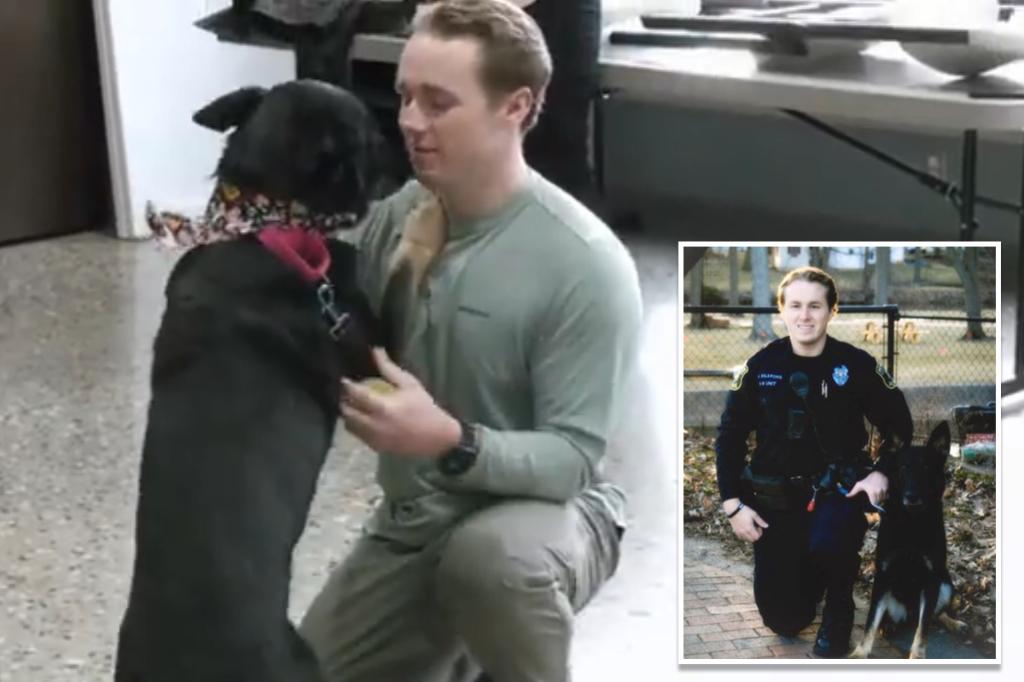 Former Michigan cop and K9 best friend reunited after weeks of separation: ‘One of the best days of my life’