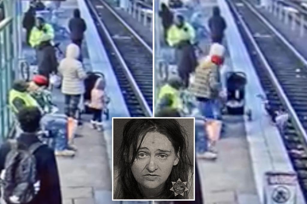 Homeless fiend seen shoving girl, 3, onto Oregon train tracks in shocking video learns her fate