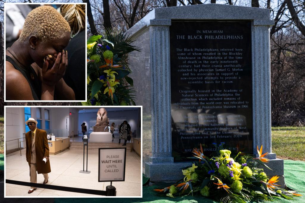 Ivy League museum buries remains of 19 black people whose bones were used in racist medical studies
