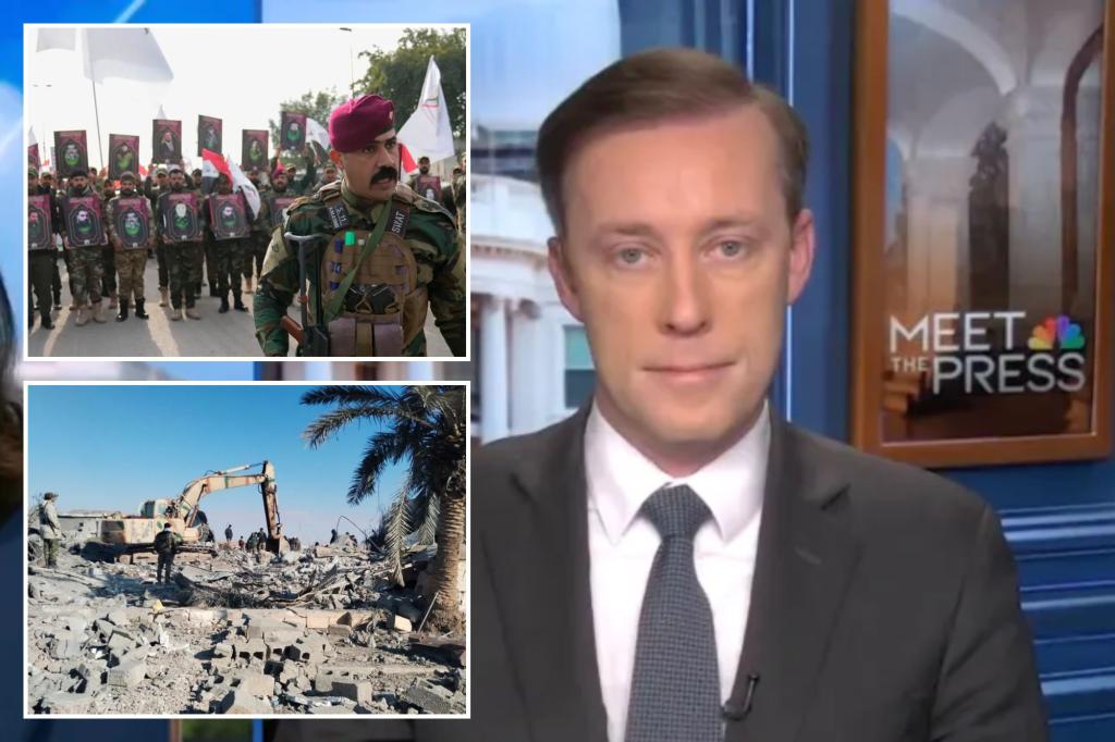 Jake Sullivan warns ‘additional strikes’ coming against Iranian proxies who attacked US forces