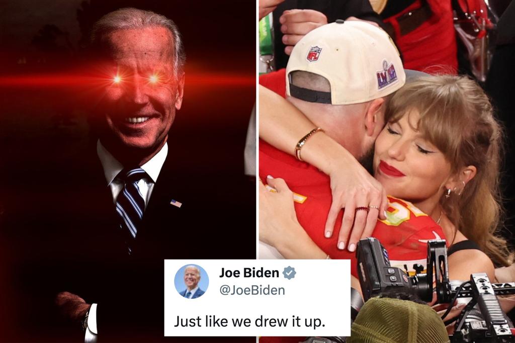 Joe Biden trolls NFL conspiracy theorists with Chiefs victory post: ‘Just like we drew it up’