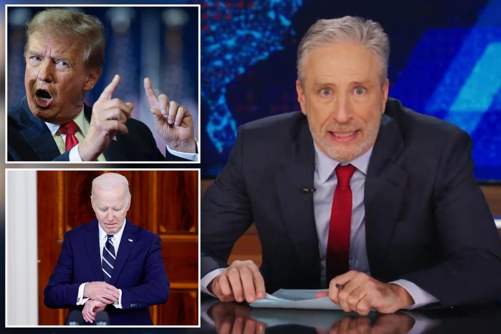 Jon Stewart slams ‘objectively old’ Biden over inability to remember ‘very basic things’ in ‘Daily Show’ return