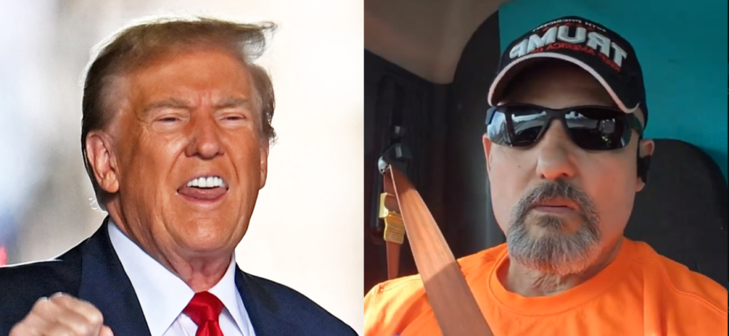 MAGA Trucker Does A 180 After Trying To Start A Boycott Of NYC Over Donald Trump’s $355M Fine