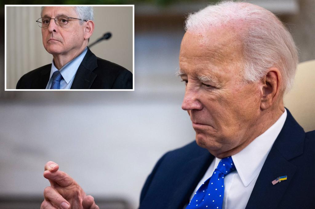 Merrick Garland lays low as White House blasts his special counsel’s report brutally describing Biden’s mental decline