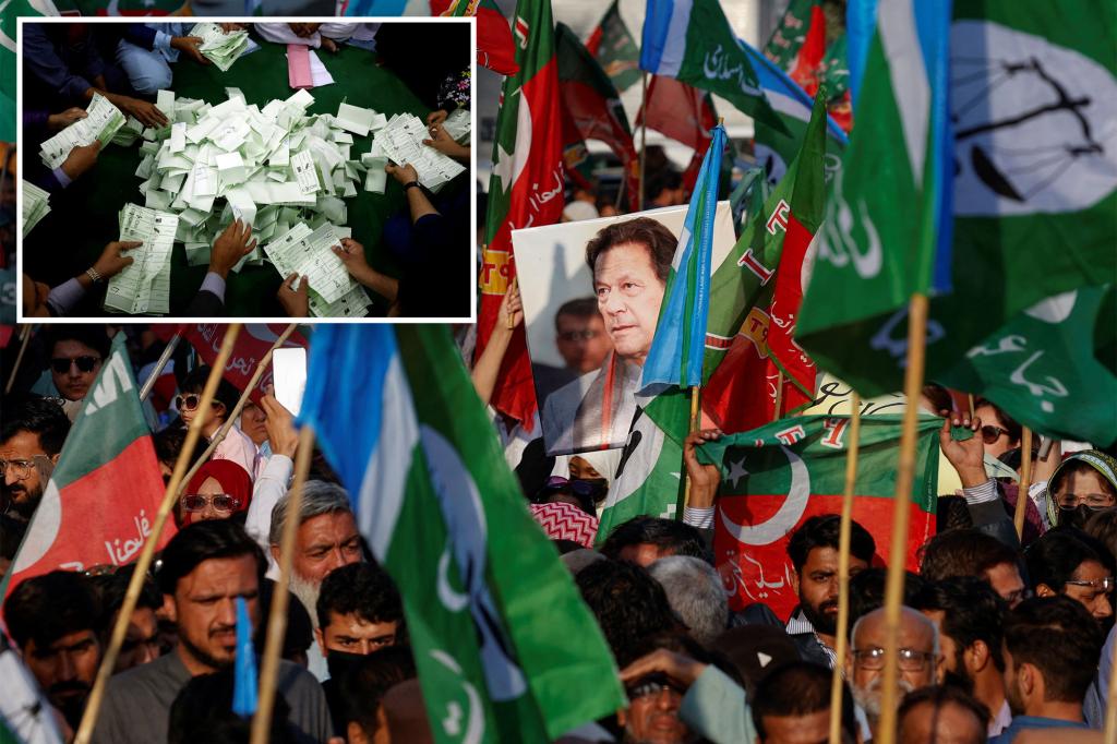 Pakistani party backed by jailed ex-prime minister wins most seats in parliament