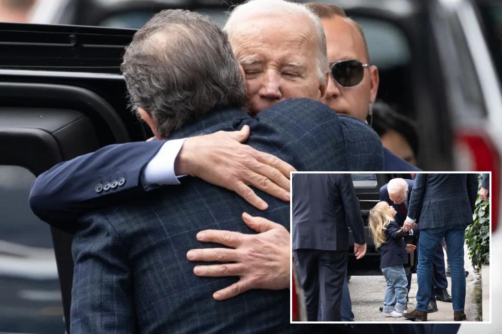 President Biden celebrates son Hunter’s 54th birthday at LA hotspot with big hug