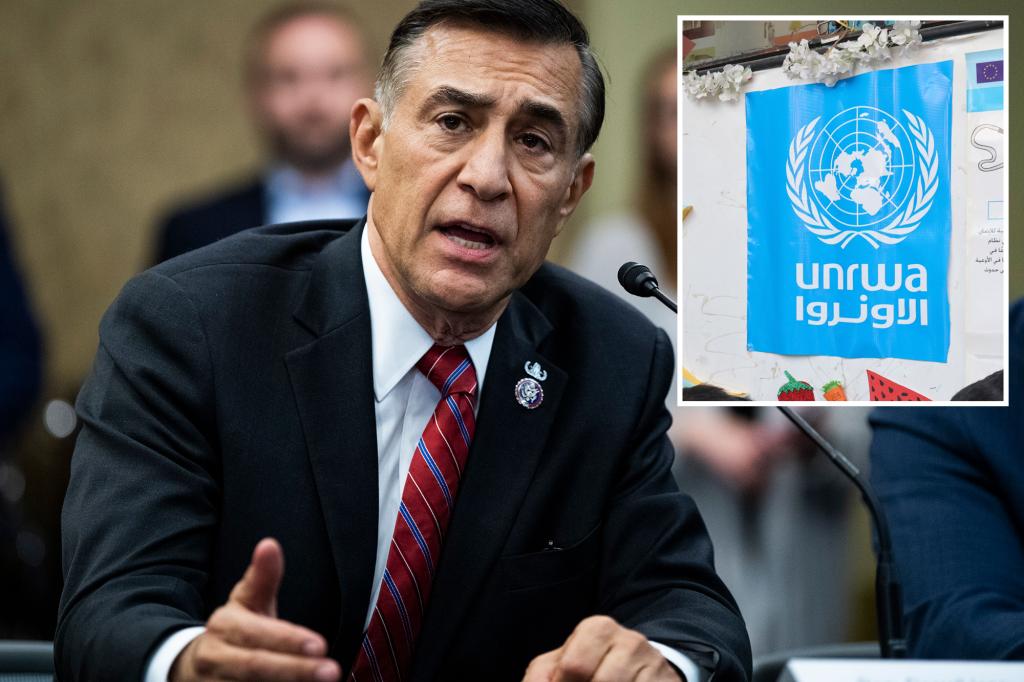 Rep. Darrell Issa asks Congress to cut off future US funding for UNRWA