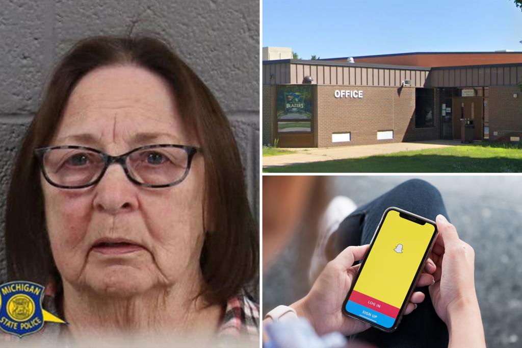 Retired school worker, 79, accused of sending inappropriate texts and Snapchats to underage child