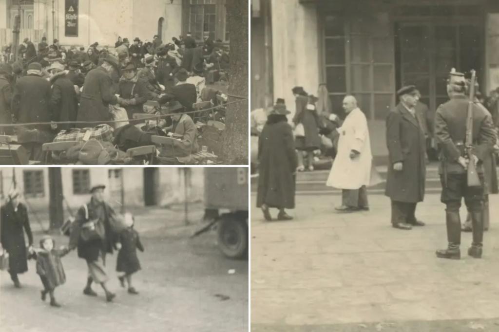 Secret photos of Jews being deported by Nazi Germany during the Holocaust discovered for first time in 80 years