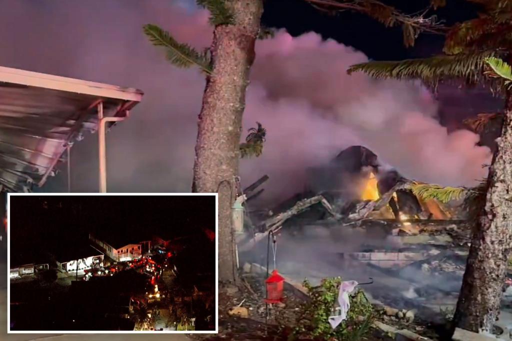 Several killed when small plane crashes into Florida trailer park, igniting massive blaze