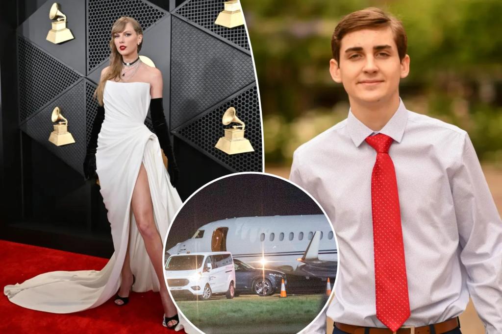 Taylor Swift threatens legal action against student tracking her jet in matter of ‘life or death’