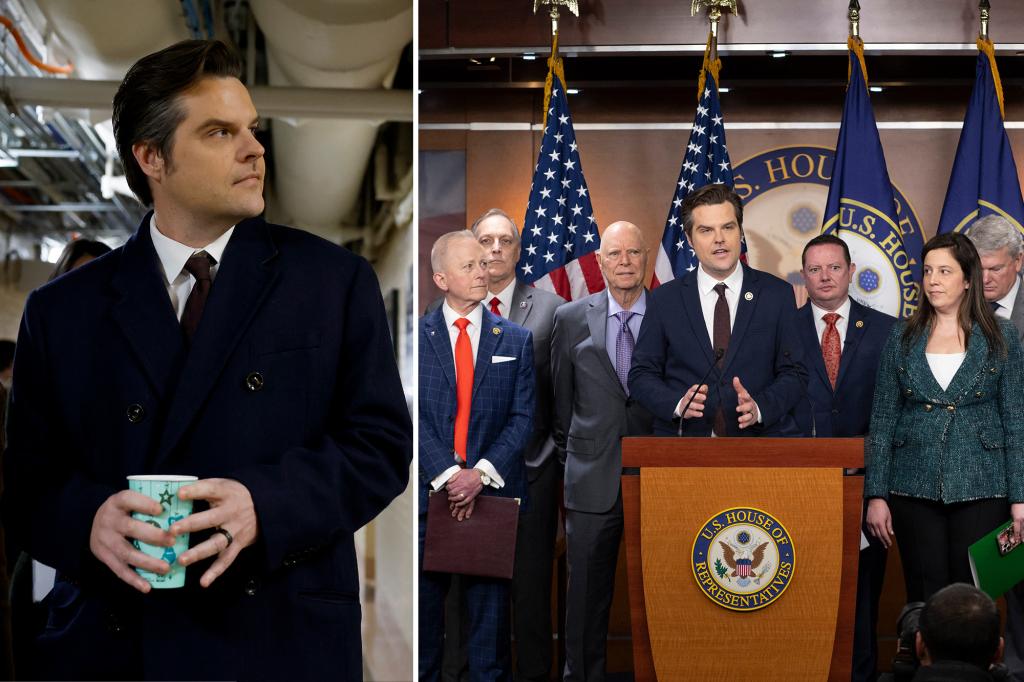 Trump ally Matt Gaetz pushes resolution stating ex-president ‘did not engage in insurrectionâ