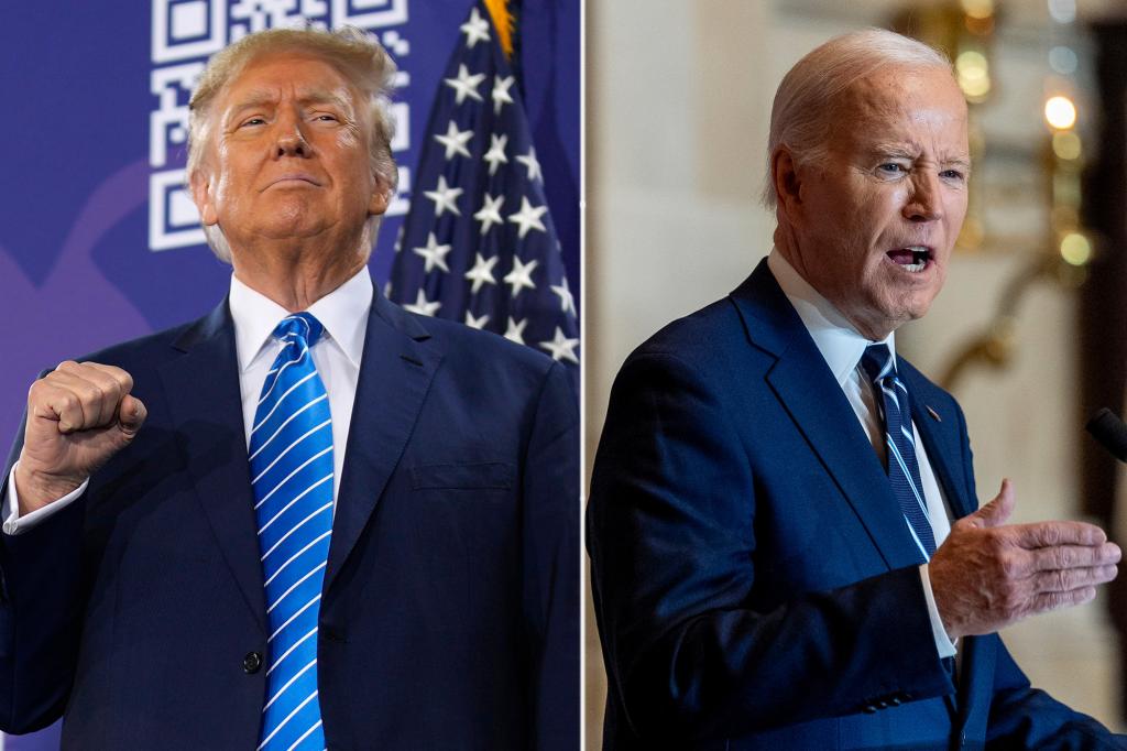 Trump holds slight lead over Biden in general election showdown: pollÂ 
