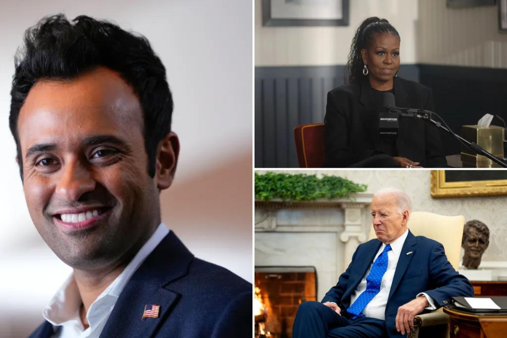 Vivek Ramaswamy says Dems will replace Biden with Michelle Obama after damning special counsel report