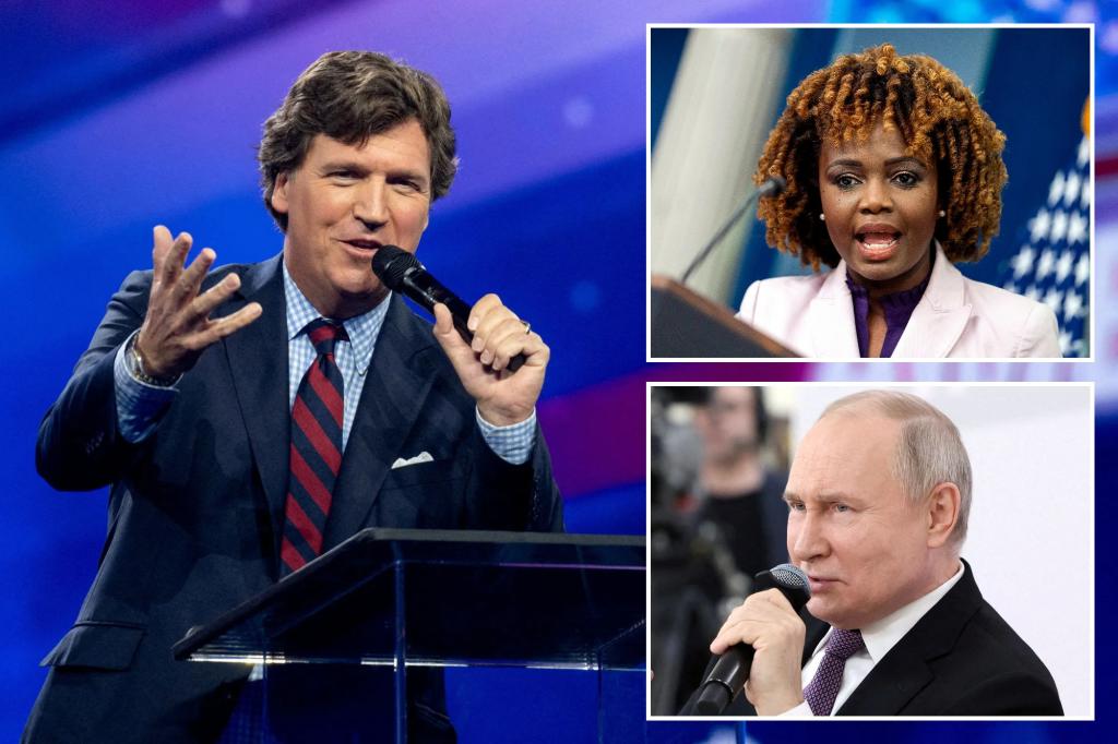 White House rips Tucker Carlson for ‘ridiculous’ claim about Biden interference ahead of Putin interview