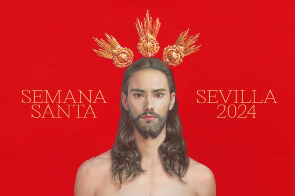 ‘Gay Christ’ poster sparks outcry in Spain as some say depiction of Jesus looks ‘homoerotic’