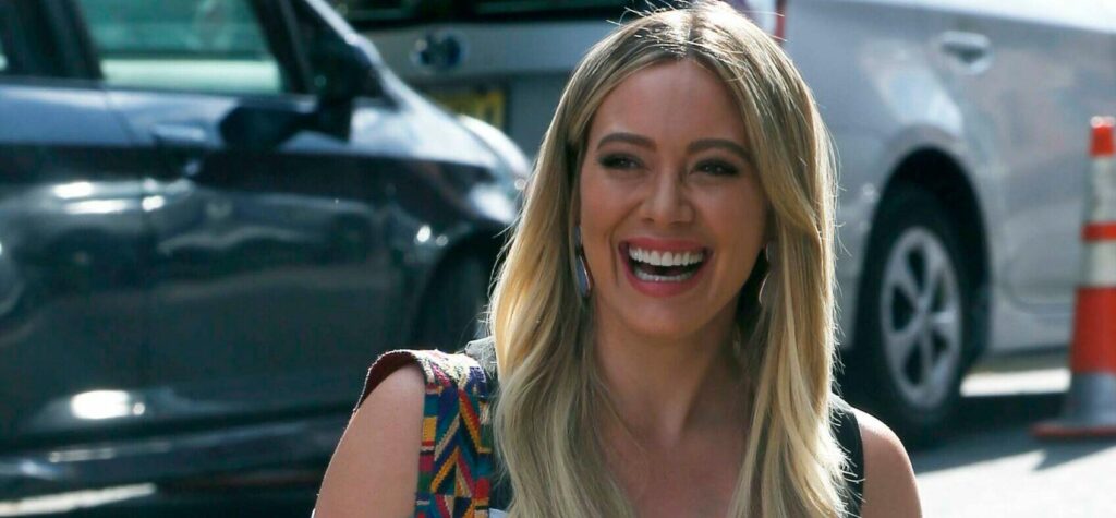 Hilary Duff Flaunts Flawless Body In Revealing Zebra Print Bikini