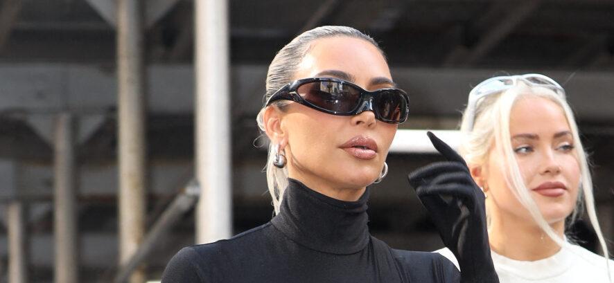Kim Kardashian Flaunts Massive 'Cake' For Stuart Weitzman Role