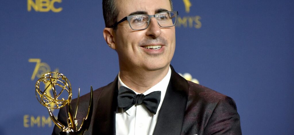 John Oliver Reveals Where He Keeps His Emmys After Seventh Win