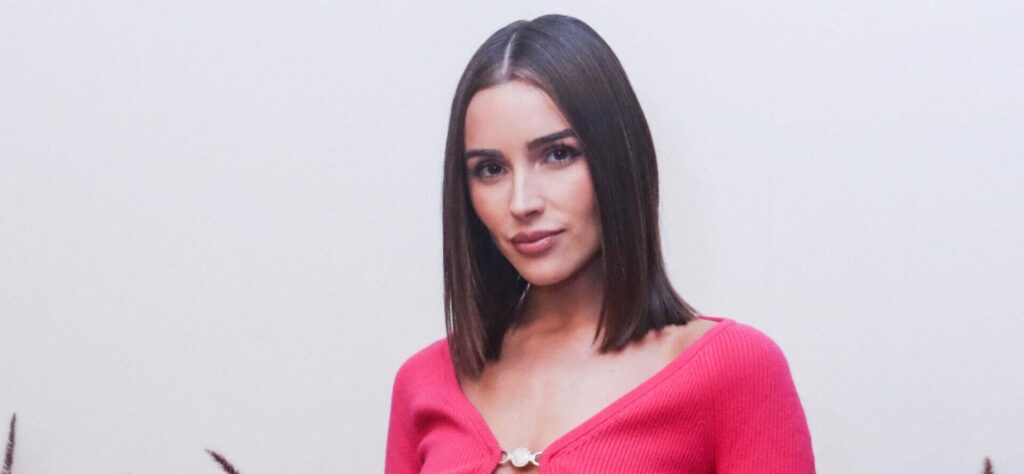 Olivia Culpo Goes Braless Under Tiny Pink Top