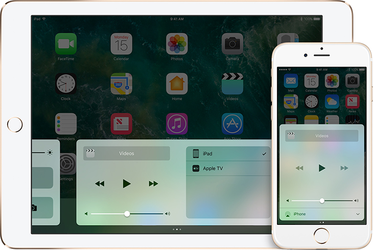 AirPlay trên iPhone, iPad