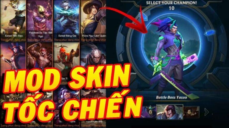 Cách Mod Skin Tốc Chiến mới 2023 Link và hướng dẫn cài đặt chi tiết