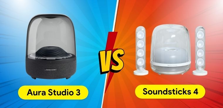 Loa Harman Kardon Soundsticks 4 và Aura Studio 3 có gì khác biệt? Loại nào tốt hơn?