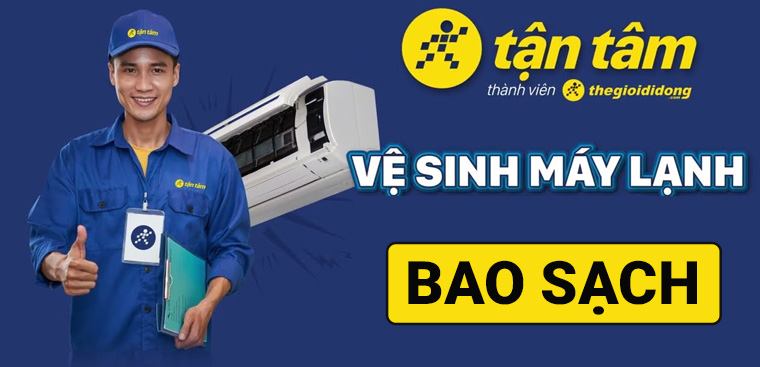 Dịch vụ vệ sinh máy lạnh Tận Tâm và những điều bạn nên biết