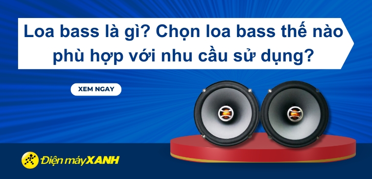 Loa bass là gì? Chọn loa bass như thế nào phù hợp với nhu cầu sử dụng