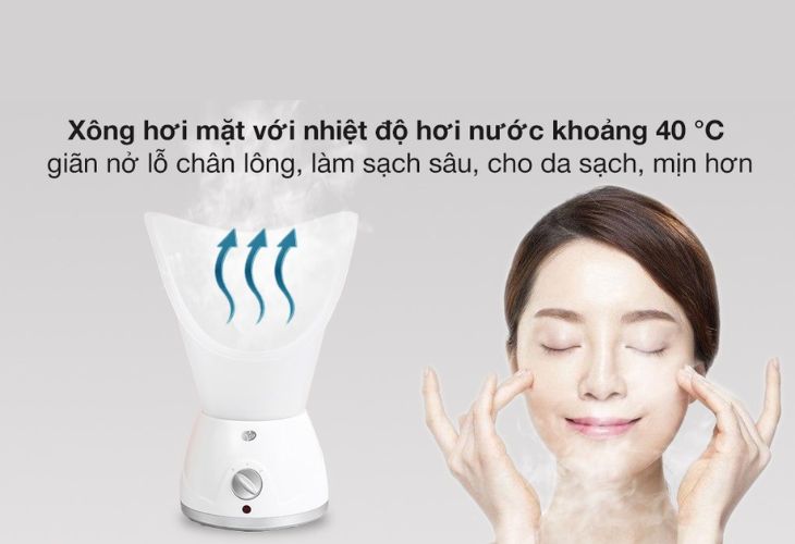 11 tác dụng tuyệt vời của máy xông hơi mặt có thể bạn chưa biết