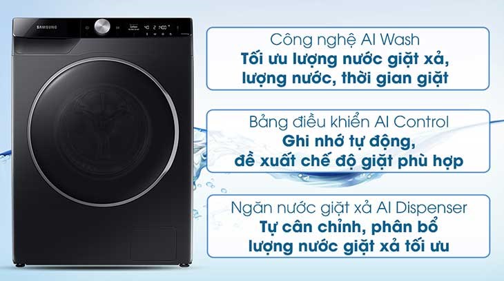 Máy giặt thông minh là máy giặt trang bị công nghệ trí tuệ nhân tạo AI
