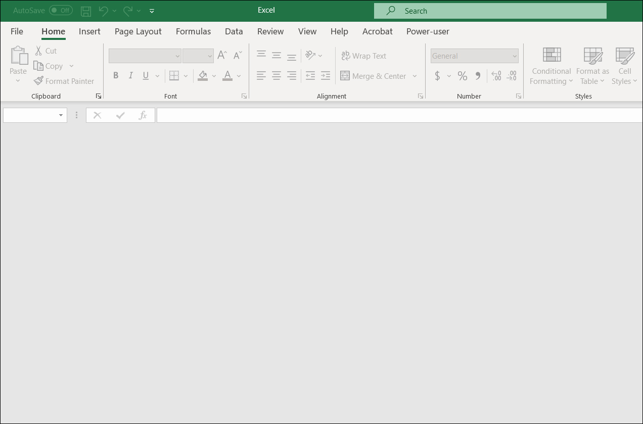 Lỗi file Excel bị trắng, không hiện nội dung