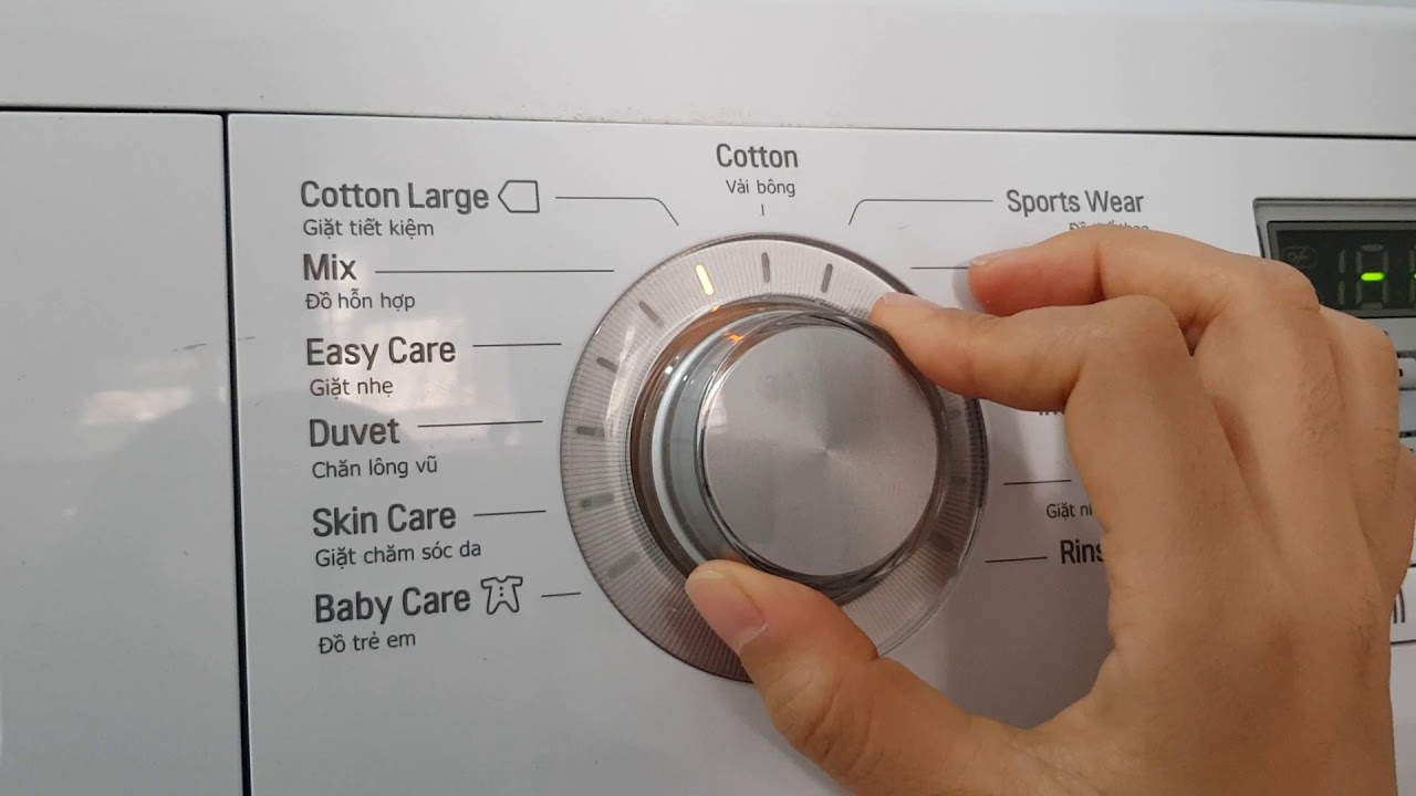 Chế độ giặt riêng của các loại vải