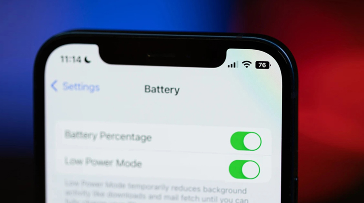 Apple trang bị trên điện thoại iPhone chế độ tiết kiệm pin để hỗ trợ máy duy trì hoạt động