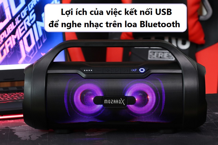 Lợi ích của việc kết nối USB nghe nhạc trên loa Bluetooth