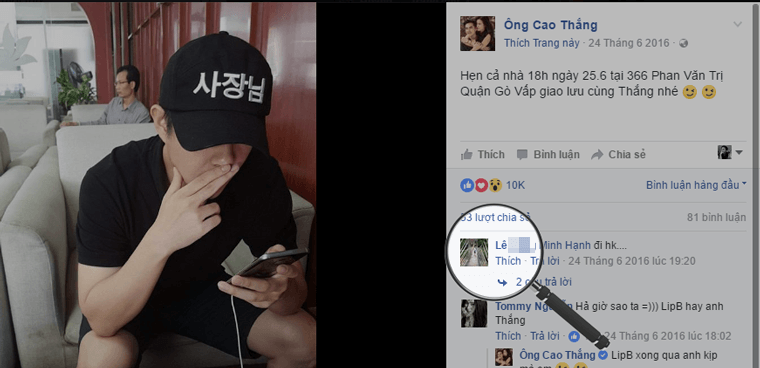 Cách xem người yêu bạn bình luận vào ảnh của ai trên Facebook