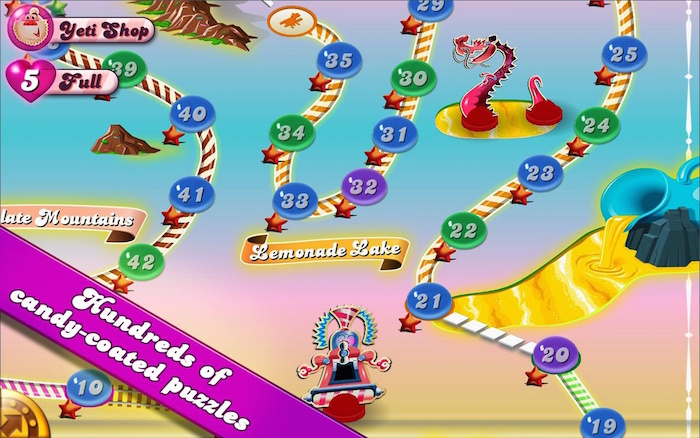 Candy Crush Saga – Game di động mang lại hơn 1 tỷ USD doanh thu năm vừa qua