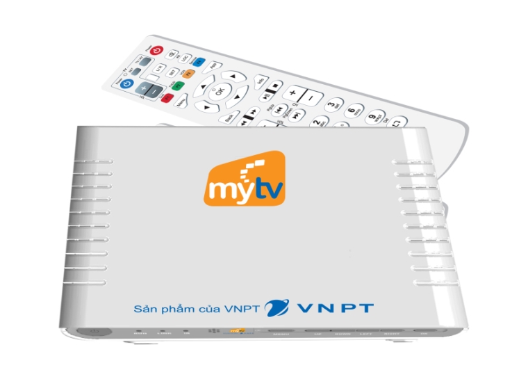 Đầu thu và remote của MyTV
