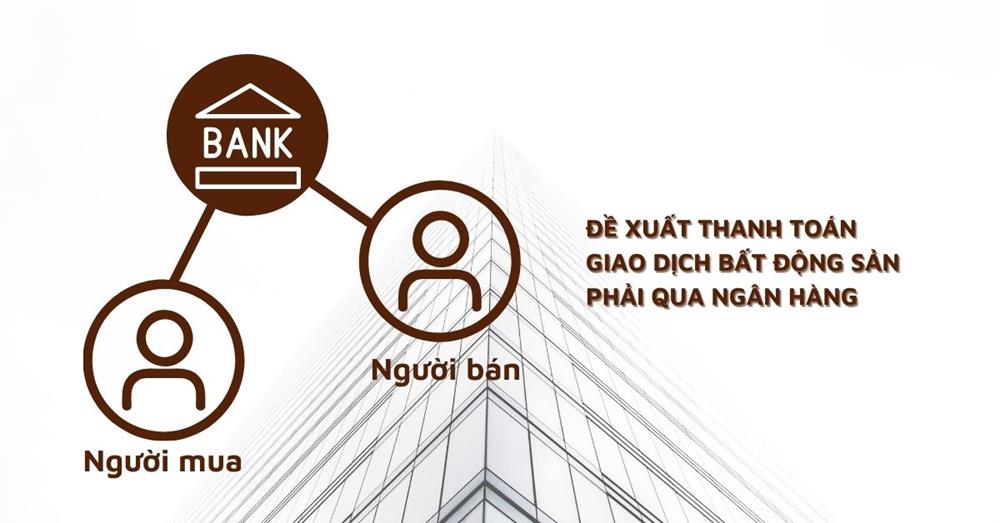 Đề xuất mọi thanh toán giao dịch bất động sản phải qua ngân hàng