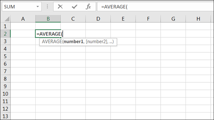 Hàm AVERAGE trong Excel: Cách sử dụng để tính trung bình cộng đơn giản, dễ hiểu