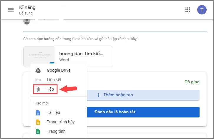 Hướng dẫn cách đăng kí, tham gia lớp học và nộp bài tập trên Google Classroom cho học sinh, sinh viên